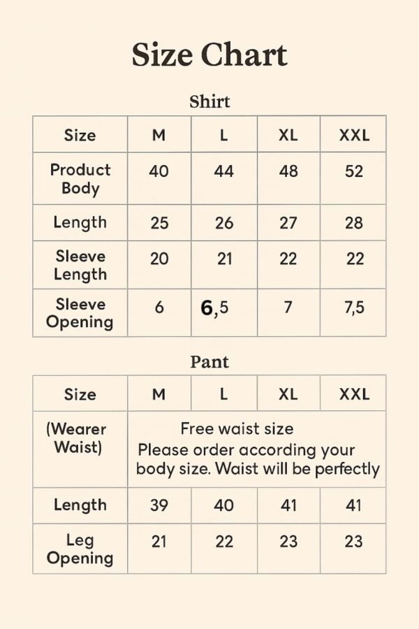 Sunlit Comfort slub cotton Co-Ord Shirt & pant set 2 pis - Image 4