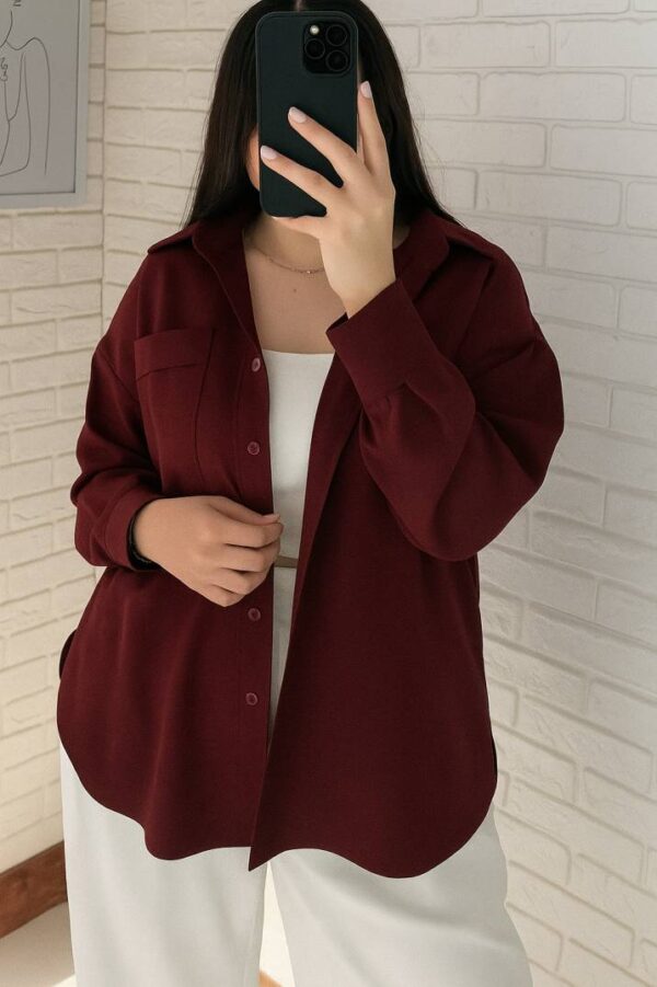 Turkish Oversized Premium Button-Up Shirt Pant 2Pis - Image 3