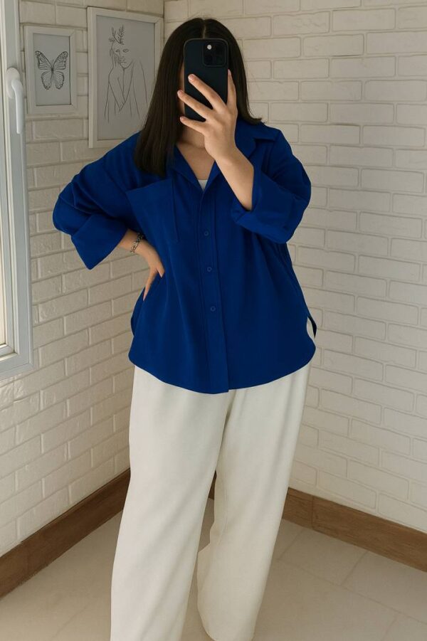 Turkish Oversized Premium Button-Up Shirt Pant 2Pis