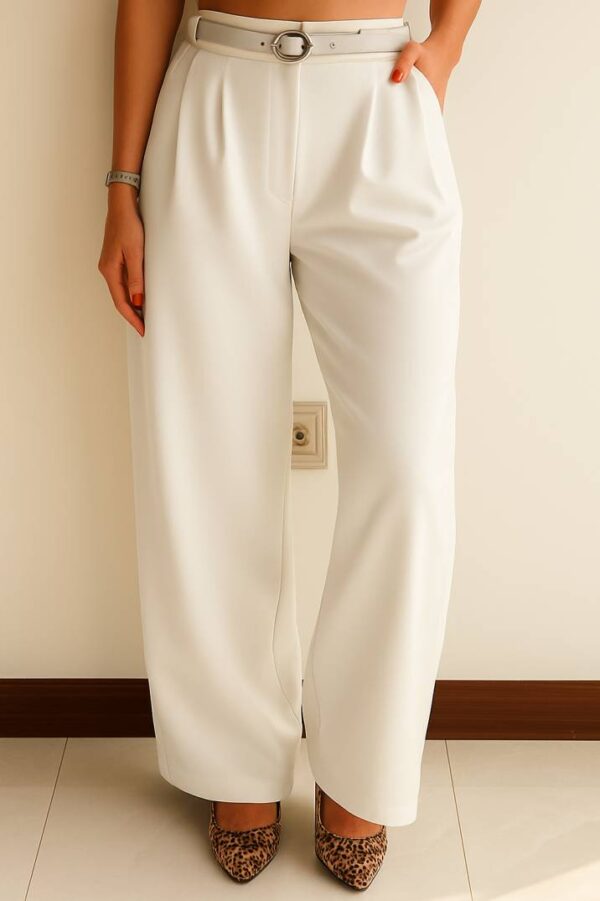 NoirEdge Crepe Pant for women - Image 4
