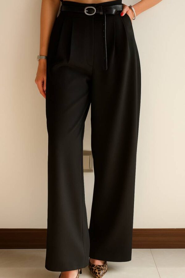 NoirEdge Crepe Pant for women - Image 5