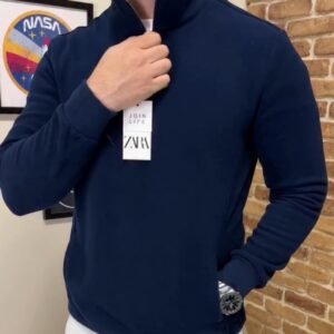 China Fabrics men’s quarter-zip sweatshirt